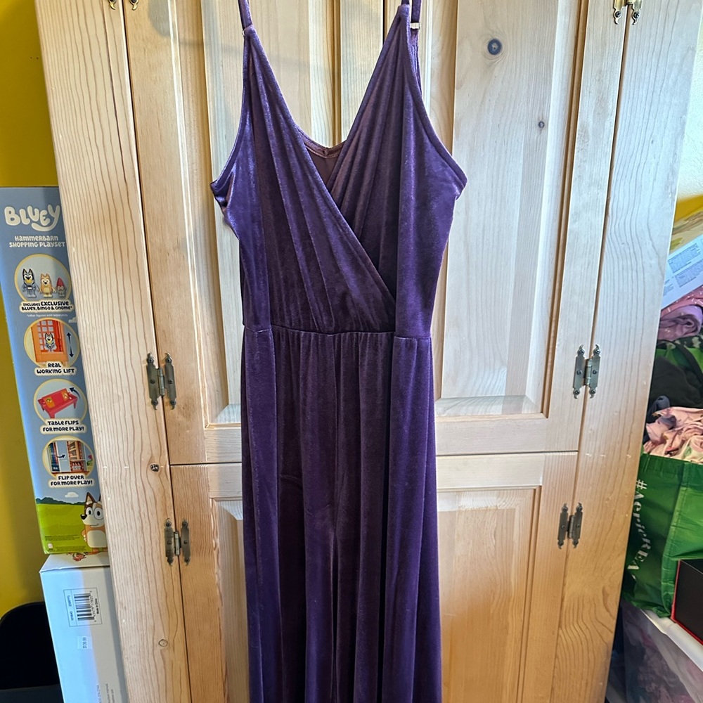 Purple jumpsuit